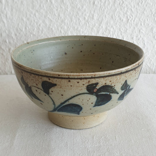 Royal Copenhagen ERIK REIFF Unique Wines and Leaves Decorated Stoneware Bowl Mollaris.com