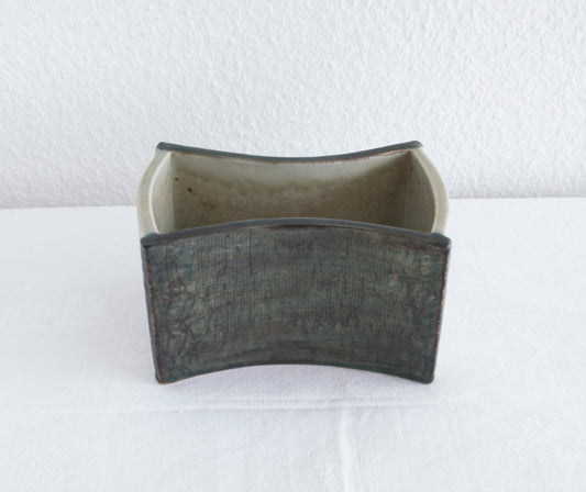 Royal Copenhagen EVA STÆHR NIELSEN Abstact Rectangular Stoneware Vase Mollaris.com