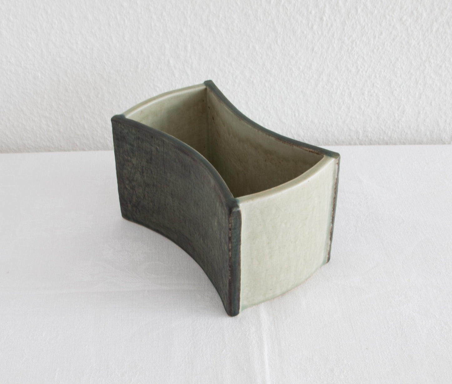 Royal Copenhagen EVA STÆHR NIELSEN Abstact Rectangular Stoneware Vase Mollaris.com