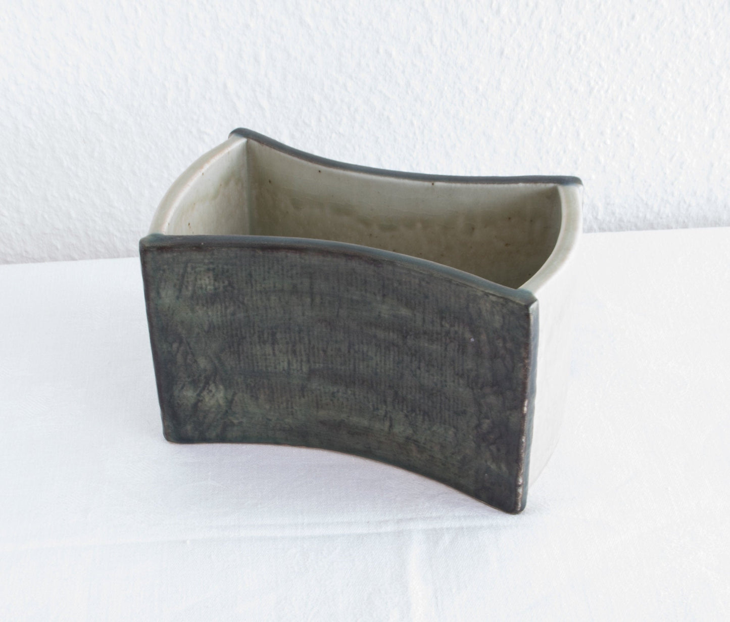 Royal Copenhagen EVA STÆHR NIELSEN Abstact Rectangular Stoneware Vase Mollaris.com