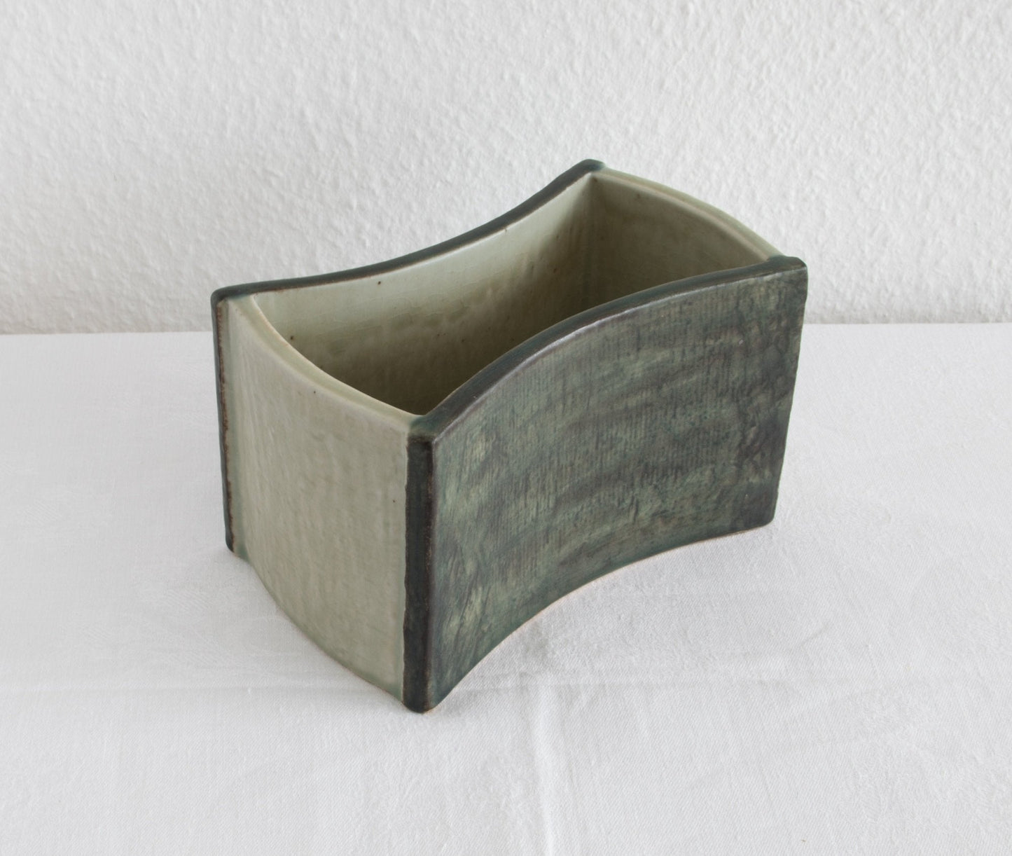 Royal Copenhagen EVA STÆHR NIELSEN Abstact Rectangular Stoneware Vase Mollaris.com