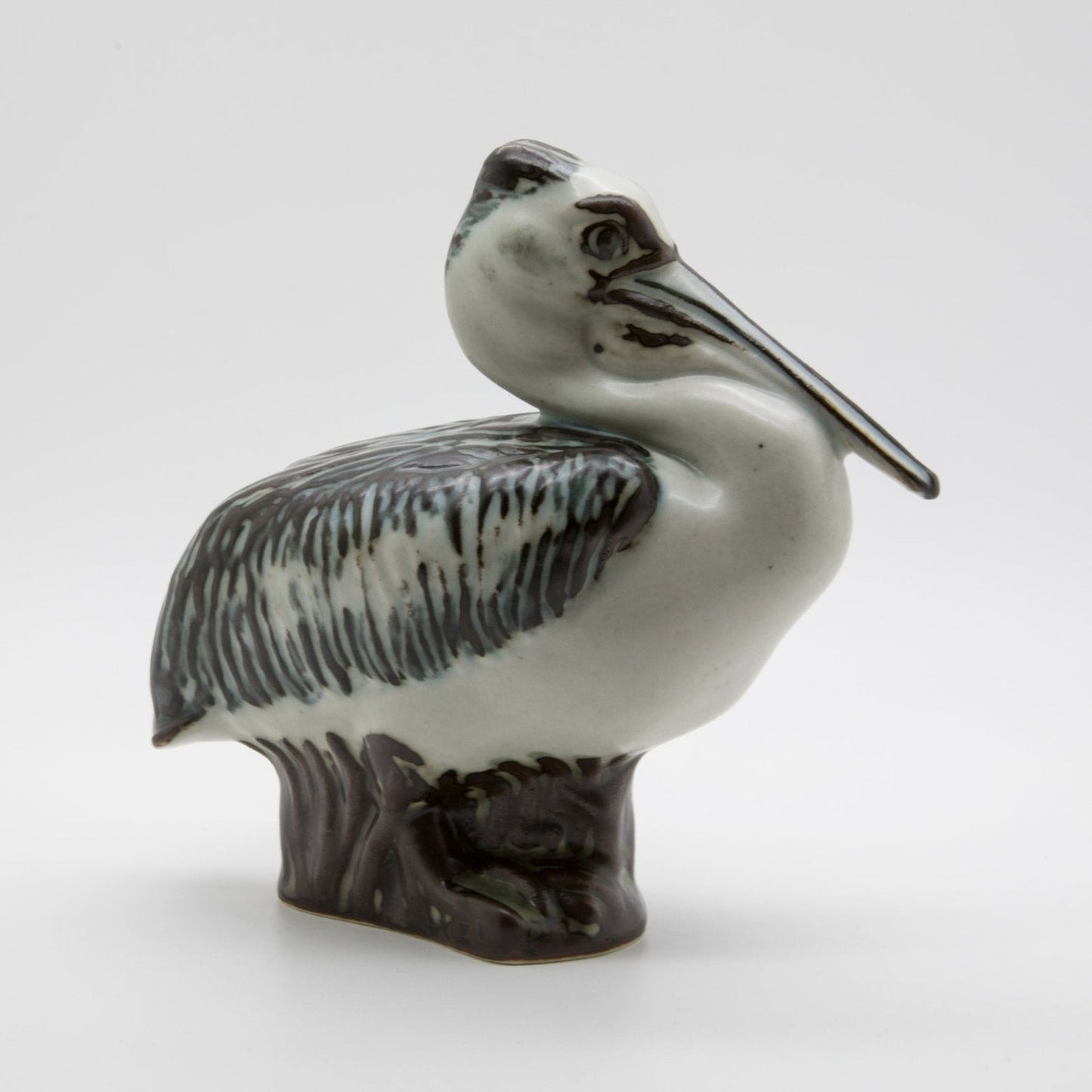 Royal Copenhagen JEANNE GRUT Stoneware PELICAN Figurine # 22296 Mollaris.com