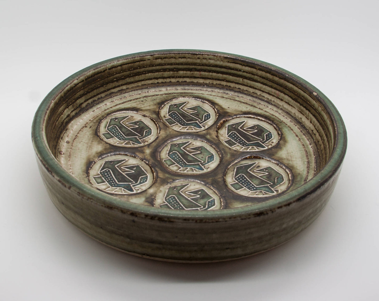 Royal Copenhagen JØRGEN MOGENSEN Sung Glazed Stoneware Bowl Dish Mollaris.com