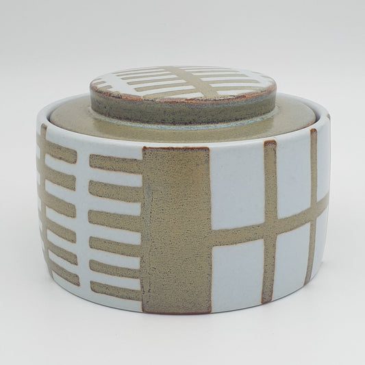 Royal Copenhagen NILS THORSSON Faiance Round Lidded Jar Mollaris.com