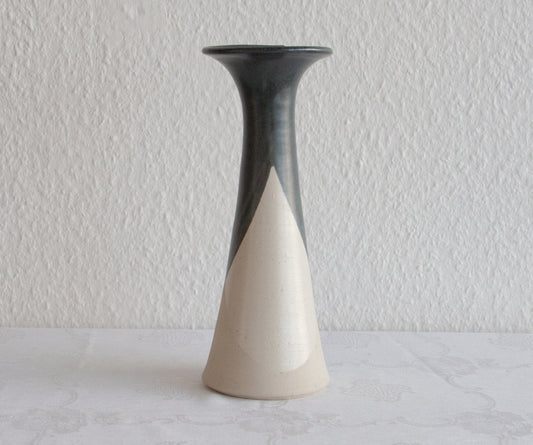 WÜRTZ Ceramics Contemporary Grey-Patterned Glazed Stoneware Vase Mollaris.com