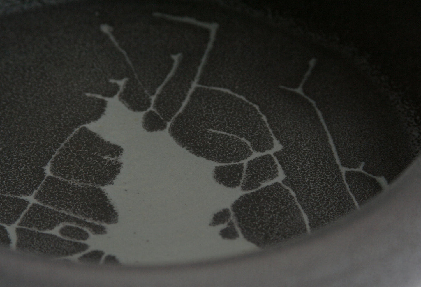 WÜRTZ Ceramics Contemporary Large Dark Grey Glazed Stoneware Bowl Mollaris.com