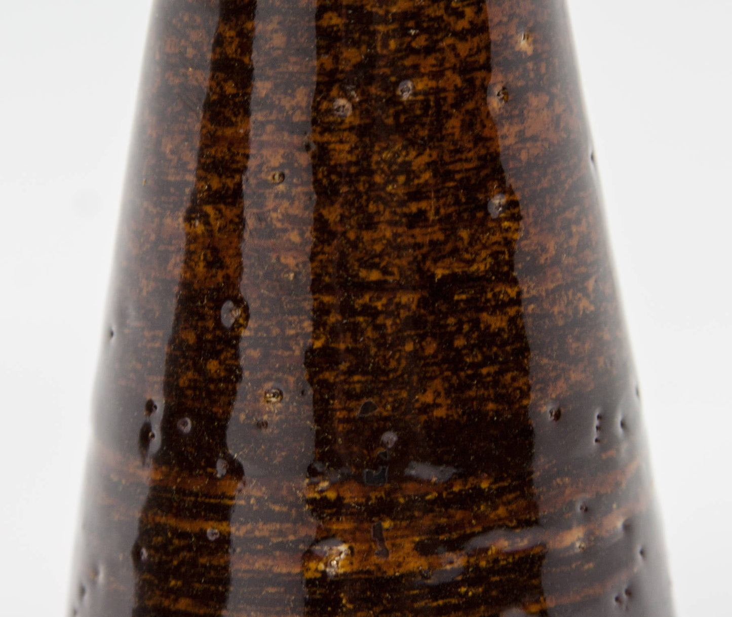 2 x JOHANNES ANDERSEN Brown Glazed Ceramic Candle Holders Mollaris.com 
