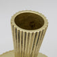 2 x Modernist TINOS Fluted Solid Bronze Candle Holders Mollaris.com 