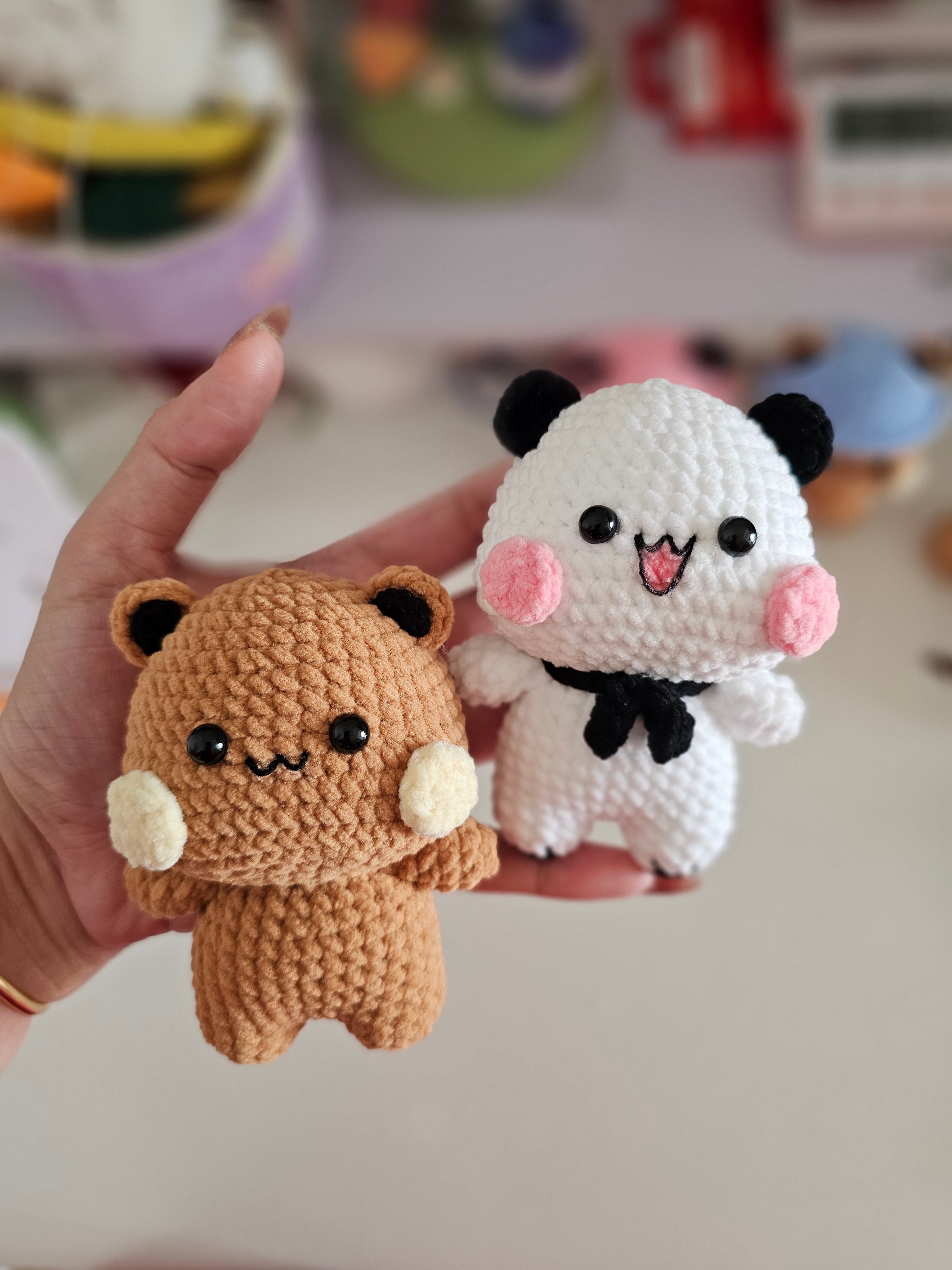 Bubu & Dudu (10cm) crochet pattern by Min's Crafts – Mollaris.com