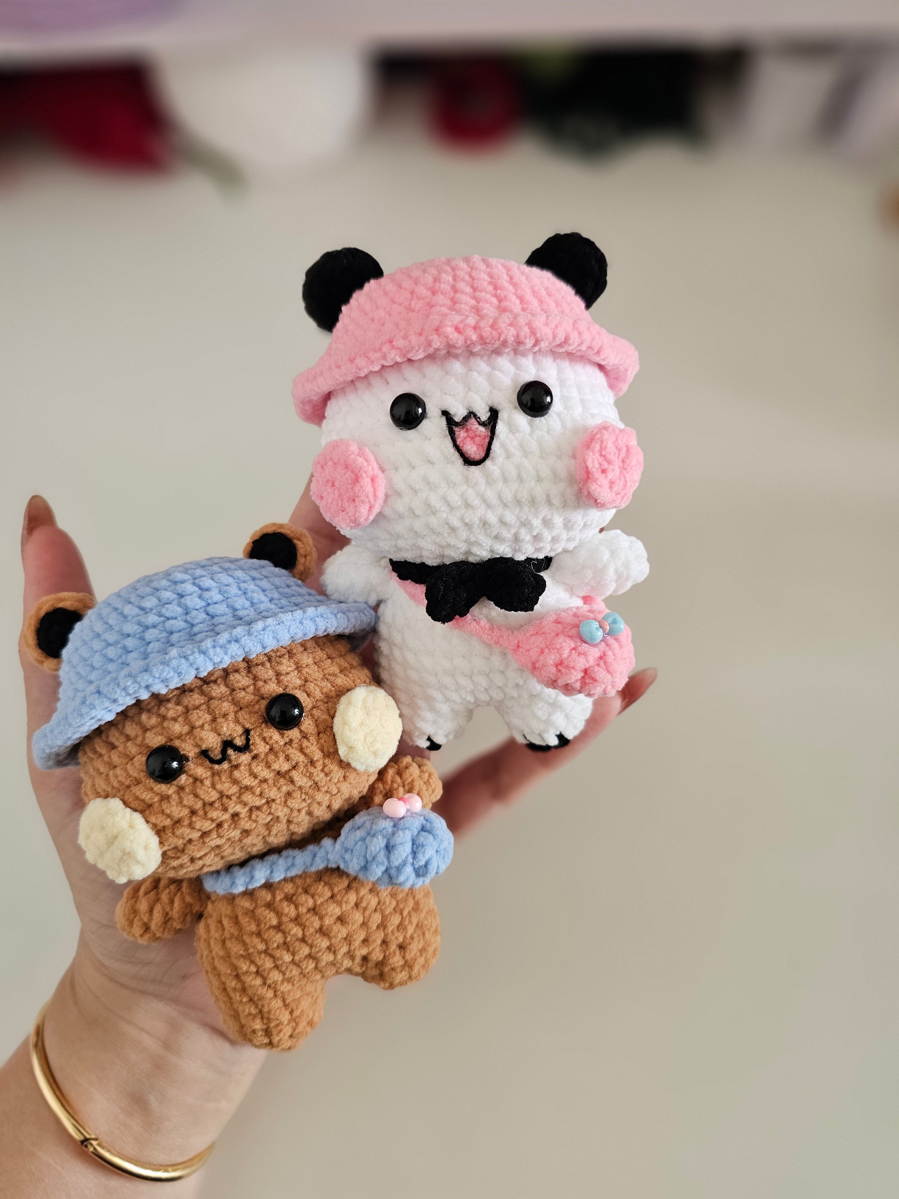 Bubu & Dudu (10cm) crochet pattern by Min's Crafts – Mollaris.com
