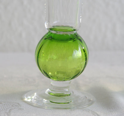 4 x PETER SVARRER Studio Art Glass Champagne Flutes Mollaris.com 