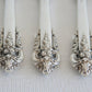 6 x Wallace GRANDE BAROQUE Sterling Silver Place / Lunch Knives (9 inches) Mollaris.com 