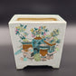 A Mirrored Pair of Chinese Qianjiang Cai 'Hundred Treasures' Planters by Xu Pinheng, Dated 1894, Guangxu Period Mollaris.com 