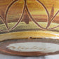 AKSEL SIGVALD NIELSEN Knabstrup Geometric Patterned Yellow Orange Glazed Ceramic Floor Vase Mollaris.com 