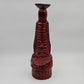 ALVINO BAGNI Large Red Glazed Human Figure Ceramic Candlestick Mollaris.com 
