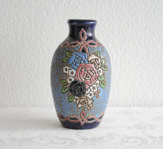 AMPHORA Floral Ceramic Vase Mollaris.com 