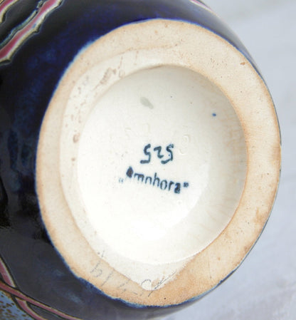 AMPHORA Floral Ceramic Vase Mollaris.com 