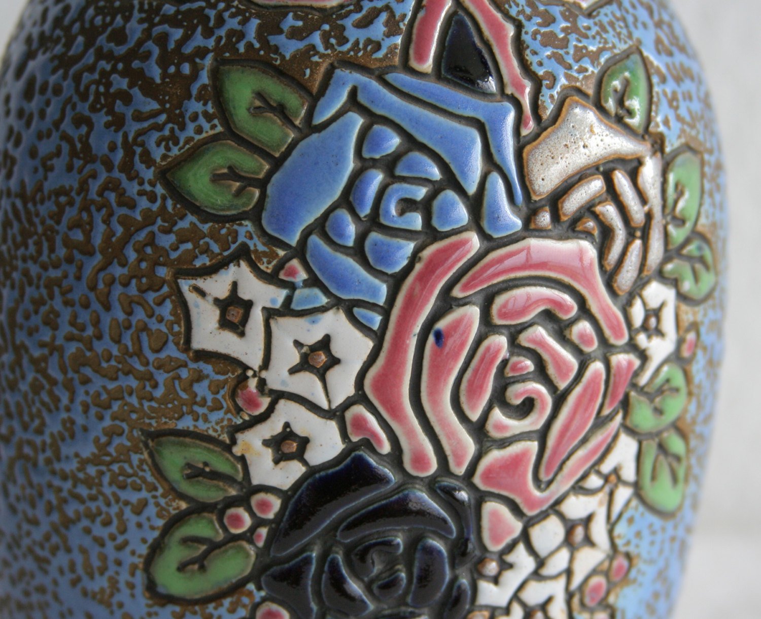 AMPHORA Floral Ceramic Vase Mollaris.com 