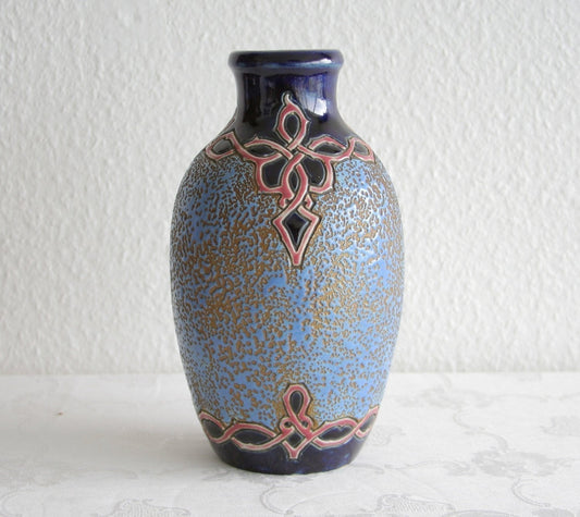 AMPHORA Floral Ceramic Vase Mollaris.com 