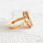 ANTIQUE Carved Shell Cameo 14K Solid Gold (585) Ring Mollaris.com 