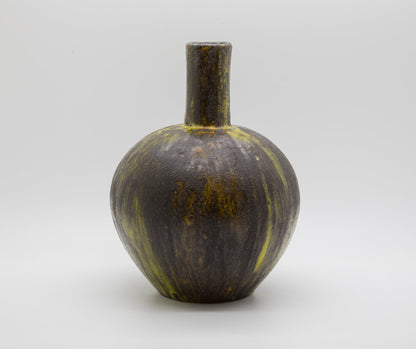 ARN for Raymor Ash Gray Yellow Orange Ceramic Vase Mollaris.com 