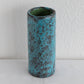 ARN for Raymor Turquoise Black Glazed Cylindrical Ceramic Vase Mollaris.com 