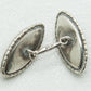 ART DECO Egyptian Revival Clear Gemstones Solid Silver (900S) Cufflinks Mollaris.com 