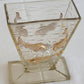 Aquarium Gilted Moulded Fish Glass Vase Mollaris.com 