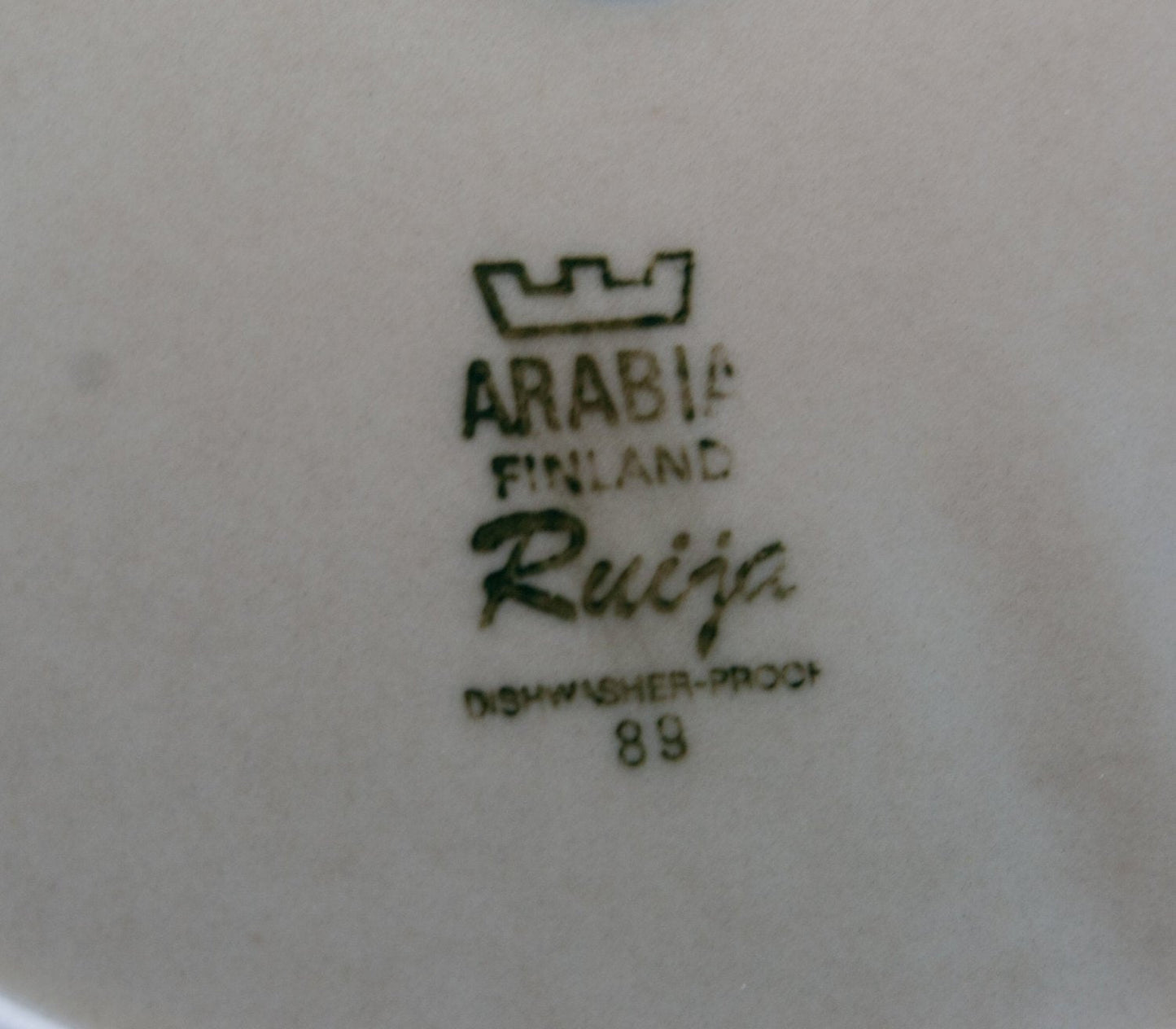 Arabia RAIJA UOSIKKINEN Tableware RUIJA Stoneware Dinner Plate 25.5cm Mollaris.com 