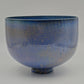 BIRTHE SAHL Large Blue Crystal Glazed Stoneware Fruit Bowl Mollaris.com 