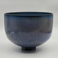 BIRTHE SAHL Large Blue Crystal Glazed Stoneware Fruit Bowl Mollaris.com 