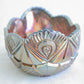 BROCKWITZ Carnival Glass Blue NORTHERN LIGHTS Jardiniere Mollaris.com 