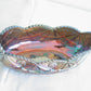 BROCKWITZ Carnival Glass Blue NORTHERN LIGHTS Jardiniere Mollaris.com 