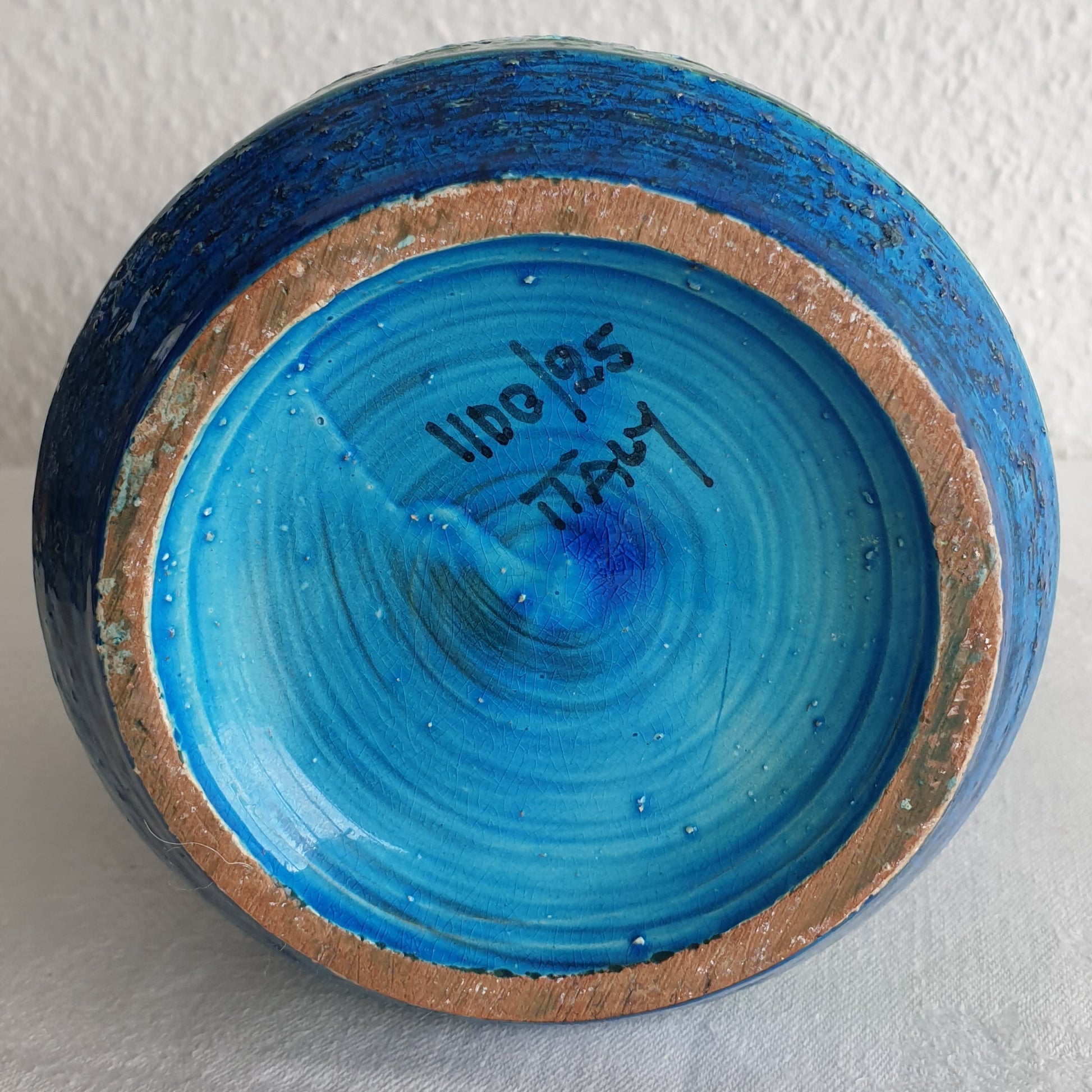 Bitossi ALDO LONDI Blue Rimini Large Ceramic Vase Mollaris.com 