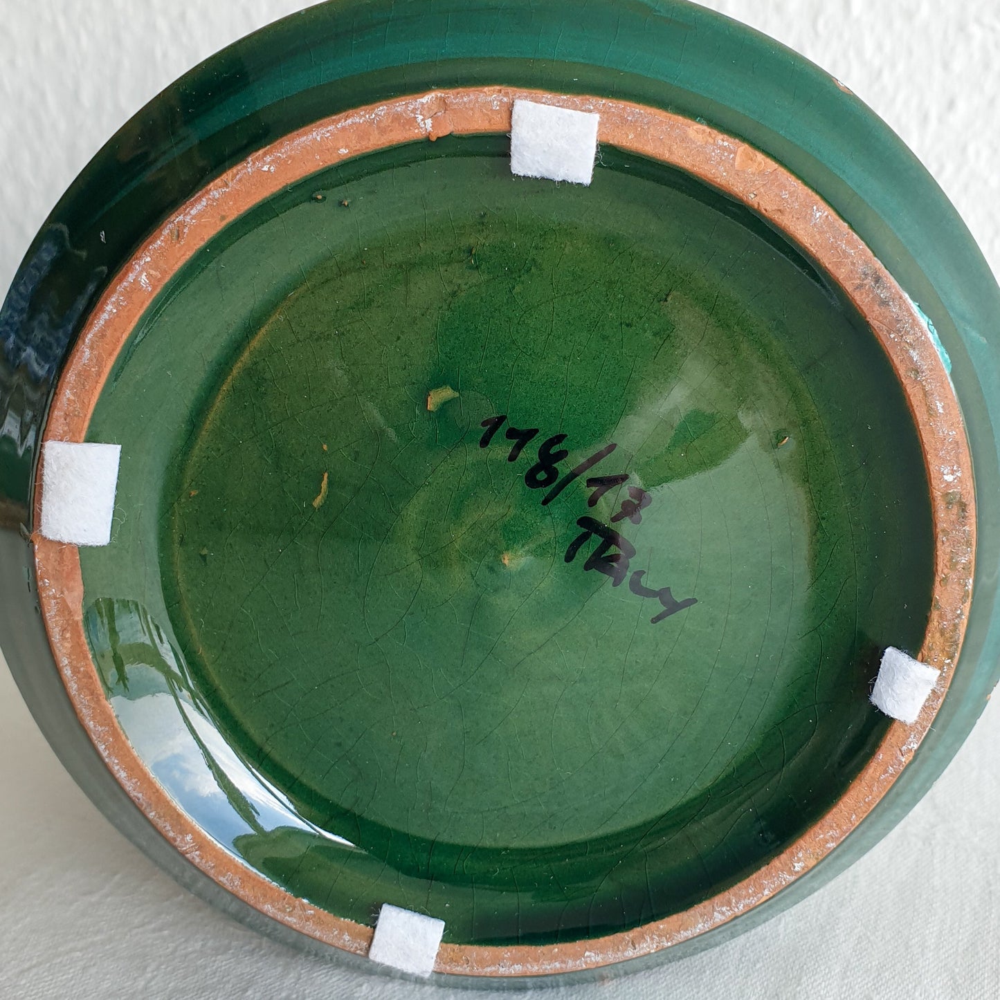 Bitossi ALDO LONDI Dark Green Ceramic Vase Mollaris.com 