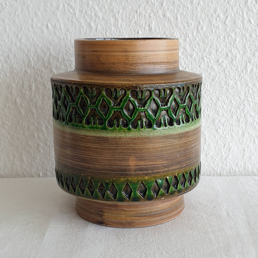 Bitossi ALDO LONDI Green Mezza Chiave Ceramic Vase Mollaris.com 