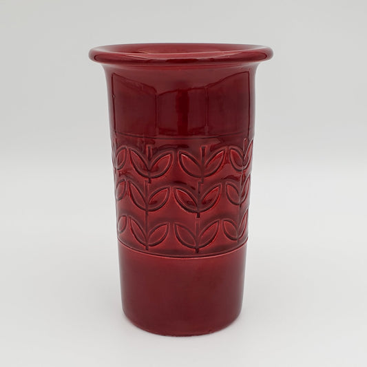 Bitossi ALDO LONDI Red Leaves Ceramic Vase Mollaris.com 