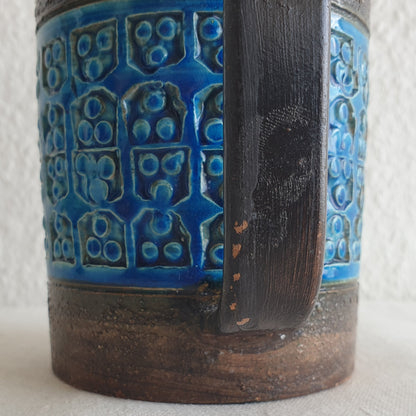 Bitossi ALDO LONDI Trifoglio Blue Ceramic Mug Mollaris.com 