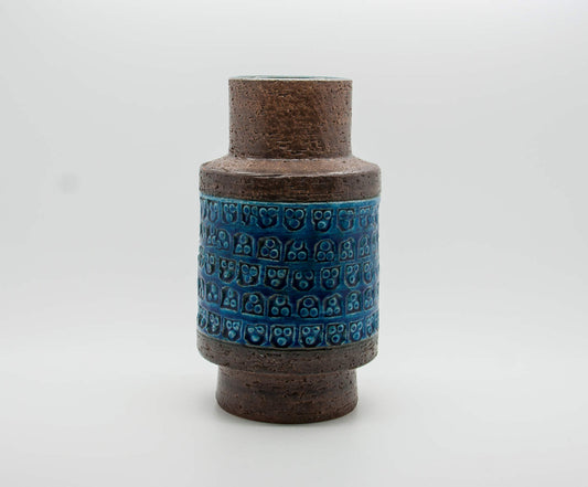 Bitossi ALDO LONDI Trifoglio Blue Ceramic Vase Mollaris.com 