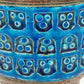 Bitossi ALDO LONDI Trifoglio Blue Ceramic Vase Mollaris.com 