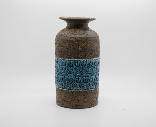 Bitossi ALDO LONDI Trifoglio Blue Ceramic Vase Mollaris.com 