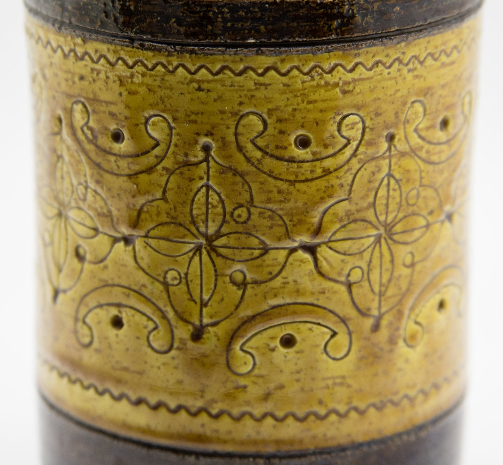 Bitossi ALDO LONDI Yellow Ceramic Vase Mollaris.com 