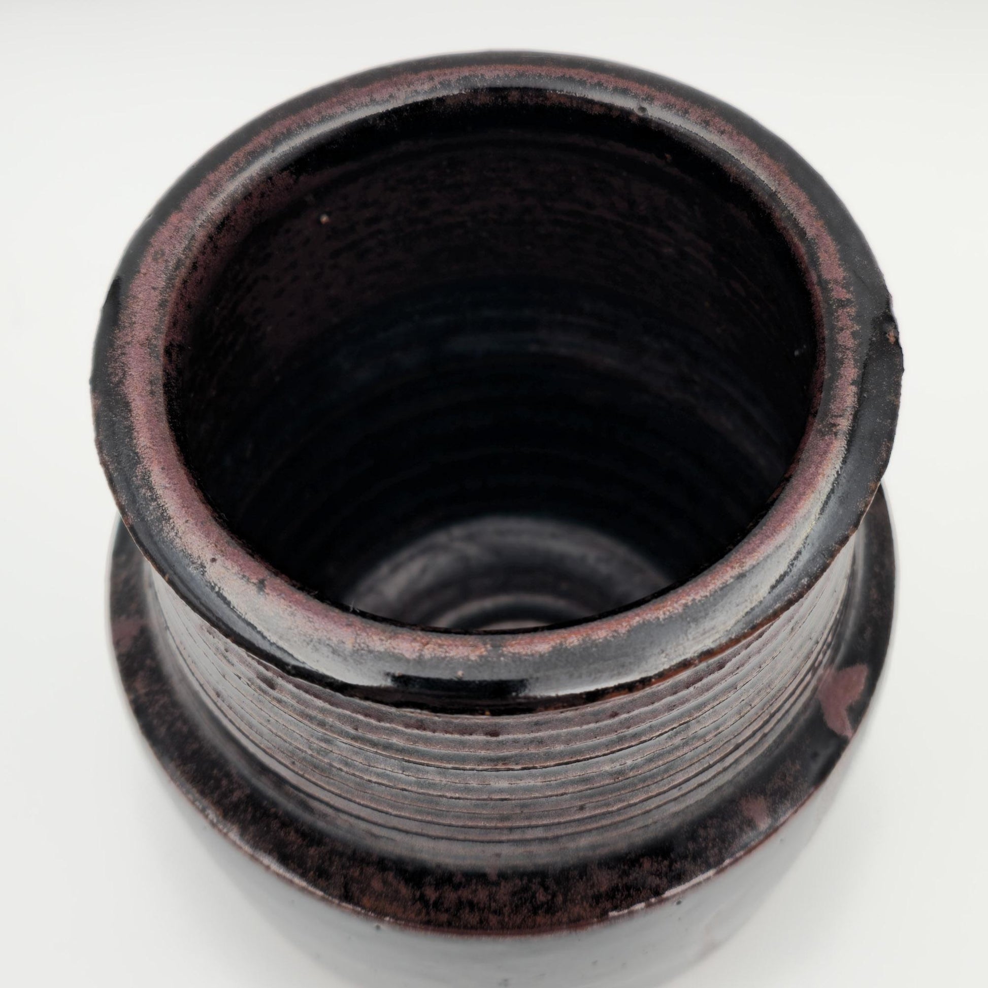 CARSTEN RINGSMOSE Decorated Brown Glazed Stoneware Vase Mollaris.com 