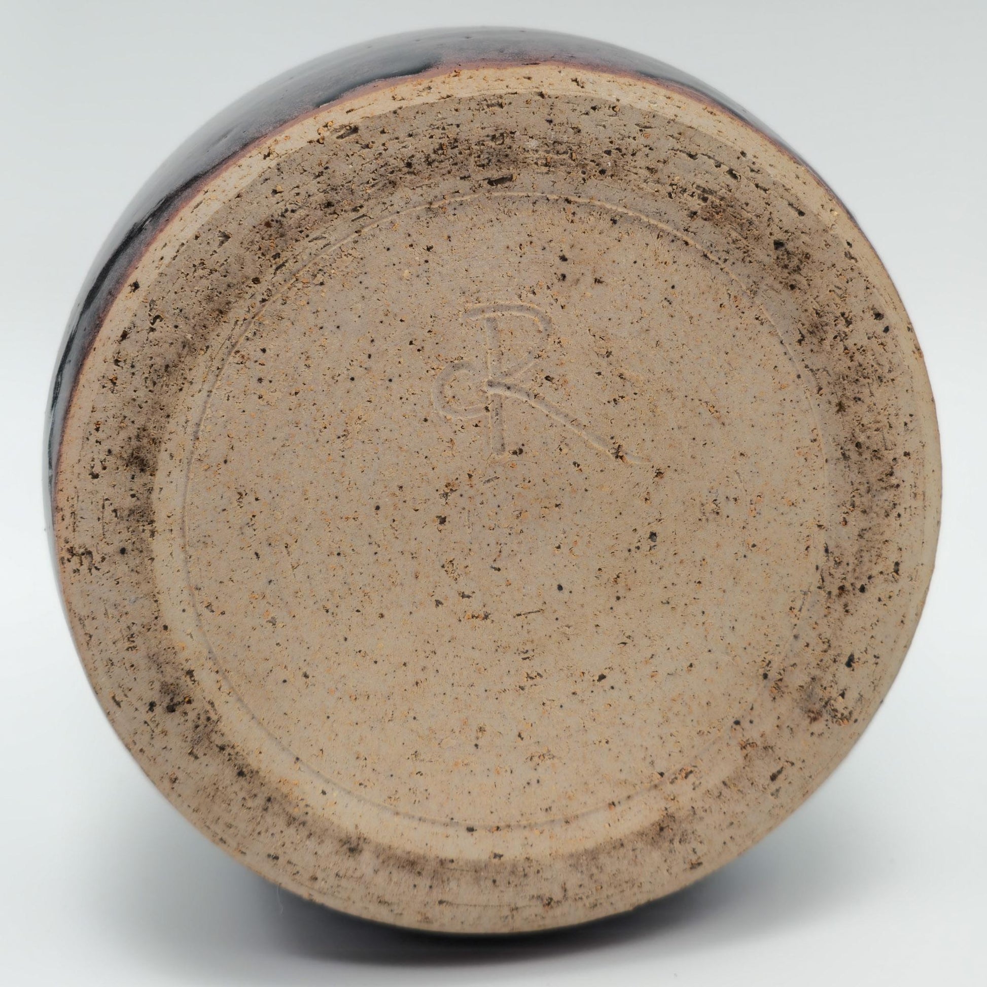 CARSTEN RINGSMOSE Decorated Brown Glazed Stoneware Vase Mollaris.com 