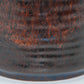 CARSTENS Dark Brown & Red Brown Glazed Ceramic Fat Lava Vase Mollaris.com 