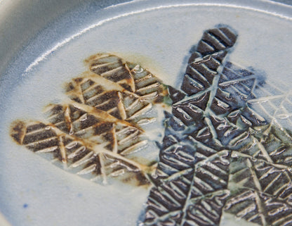 CONNY WALTHER Studio Small Decorated Stoneware Tray Mollaris.com 