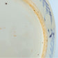 Chinese 19thC. Blue and White Birds and Flowers Garden Scene Porcelain Charger / Dish Qing Mollaris.com 