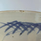 Chinese 19thC. Blue and White Birds and Flowers Garden Scene Porcelain Charger / Dish Qing Mollaris.com 