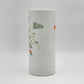 Chinese 20thC. Famille Rose Hongxian Marked Sleeve Vase With Flowers and Bats, Republic Period Mollaris.com 