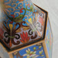 Chinese 20thC. Hexagonal Cloisonne Flower Panels Gilt Bronze Vase Mollaris.com 